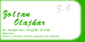 zoltan olajkar business card